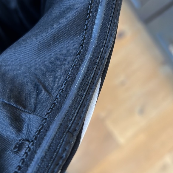 Chico’s Maxi strapless black and white dress size 1 w shirt sleeve sweater - Picture 4 of 4